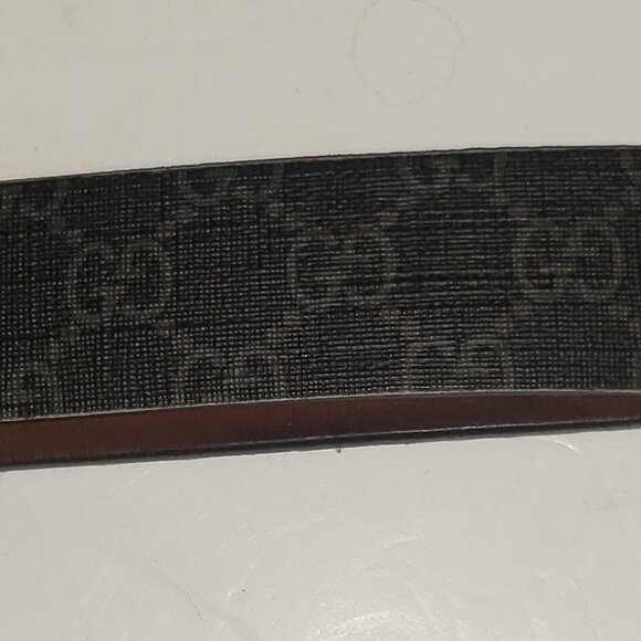 Gucci Borwn GG Supreme Kingsnake Belt - Picture 16 of 16